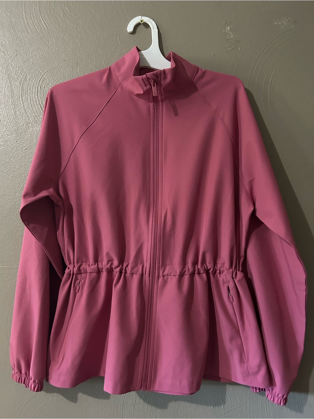all in motion Rose Pink Full-Zip Utility Jacket